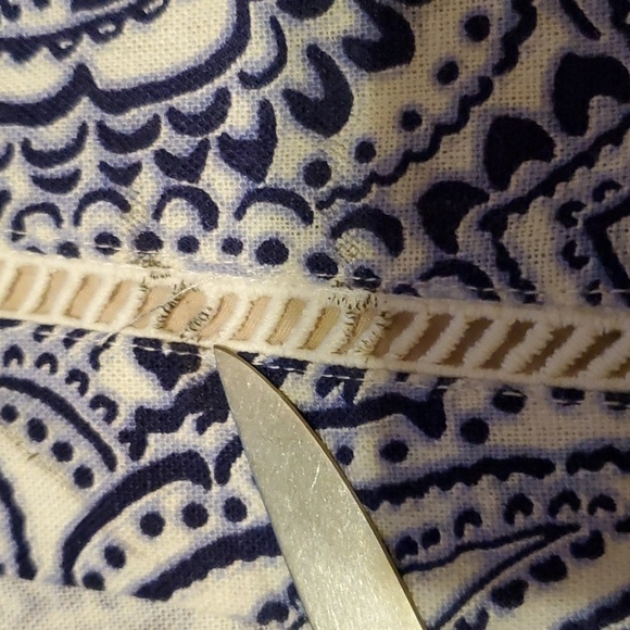 Tommy Hilfiger Paisley Blue Dress Size 8 - Picture 8 of 8